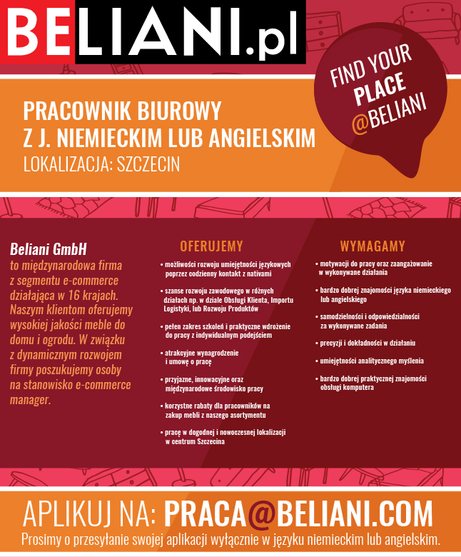 Praca Pracownik Biurowy Z Językiem Niemieckim Lub Angielskim