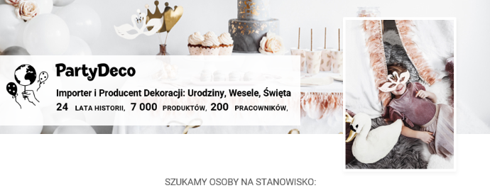 Partydeco szczecin praca Partydeco szczecin praca